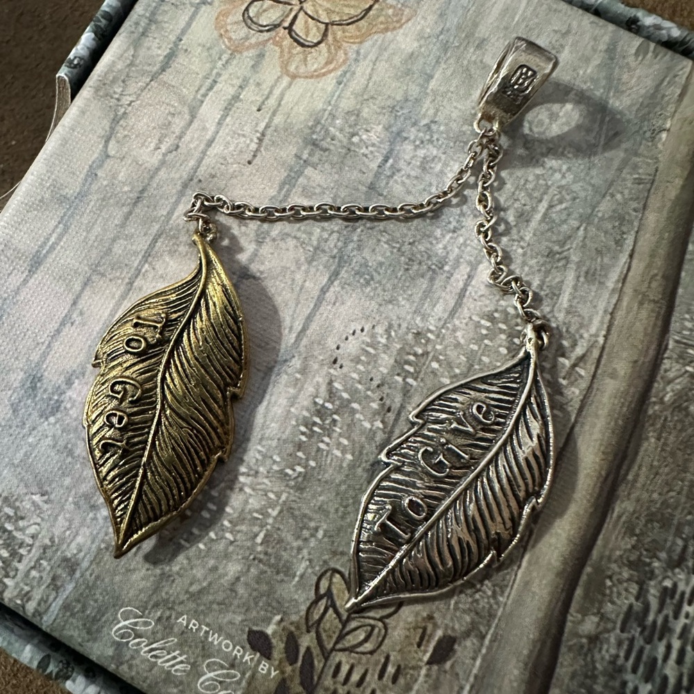 Waxing Poetic pendant.